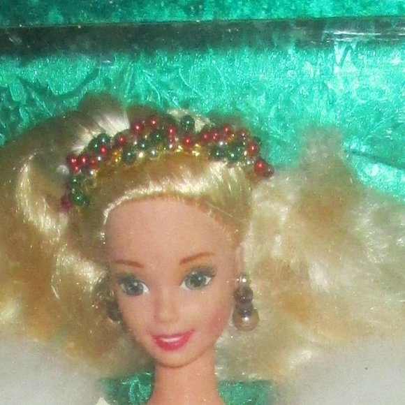 1994 RARE FACTORY MISPRINT Happy Holidays Special Edition BARBIE Doll - Picture 3 of 3